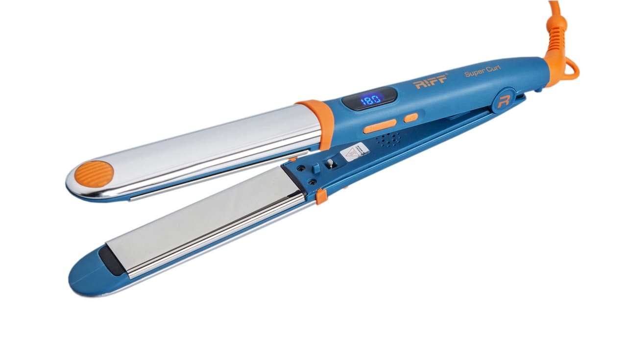 Утюжок гальванический для выпрямления волос RIFF «SUPER CURL»