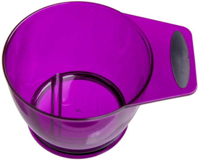 Чаша фиолетовая для окрашивания глубокая