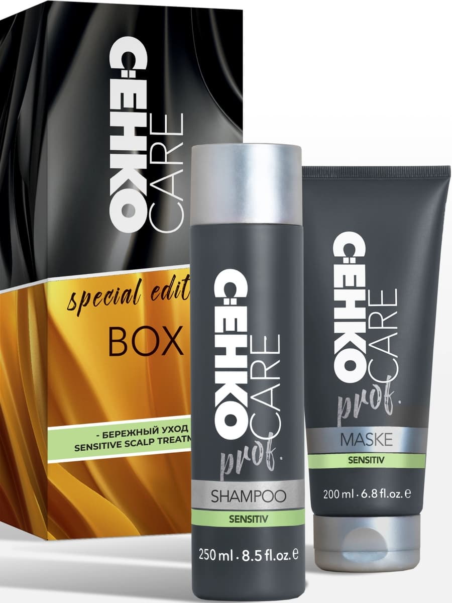 Подарочный набор C:EHKO SENSITIVE CARE TREATMENT/Бережный уход