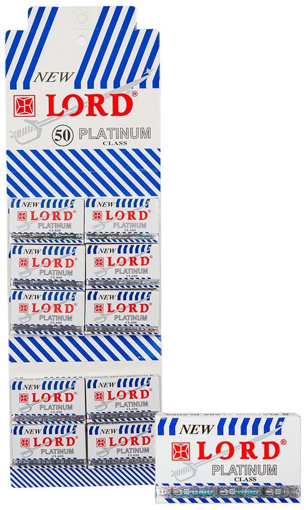 Двусторонние лезвие Lord Platinum Class 50 шт.